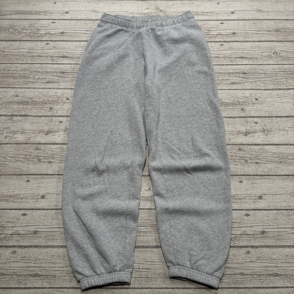 TNA Aritzia Sweatpants Women's Small Gray Cozy Fleece Boyfriend Fit Activewear